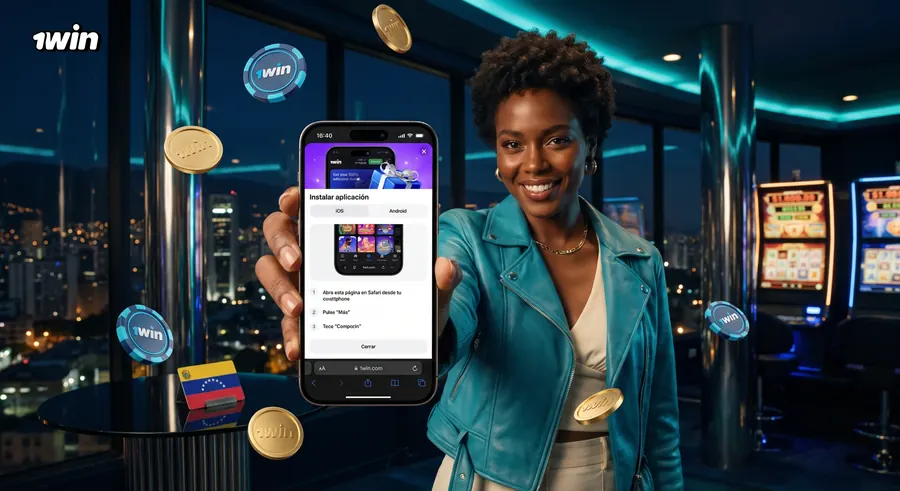 Aplicación 1win iOS depósitos en VES